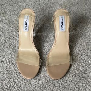 Steve Madden Transparent Heels